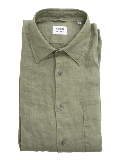 Shop Aspesi Shirt In Green