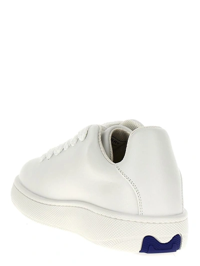 Shop Burberry 'box' Sneakers In White