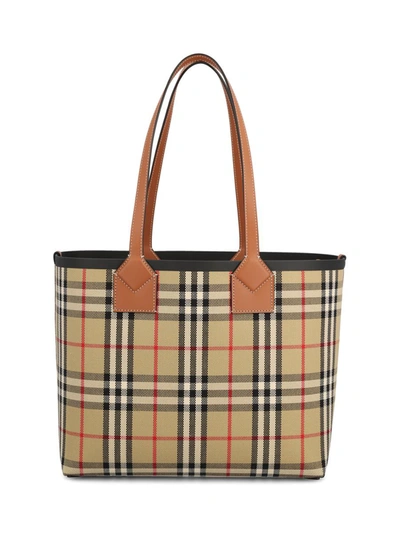 Shop Burberry Handbags In Briar Brown/black