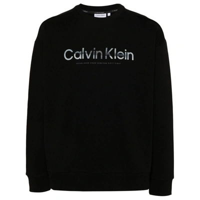 Shop Calvin Klein Sweatshirts In Black