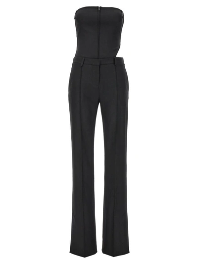Shop David Koma Cut Out Tracksuit In Black