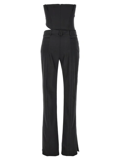 Shop David Koma Cut Out Tracksuit In Black