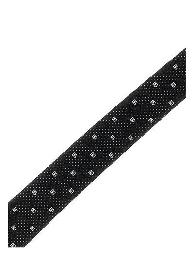 Shop Dolce & Gabbana 'martini' Tie In White/black