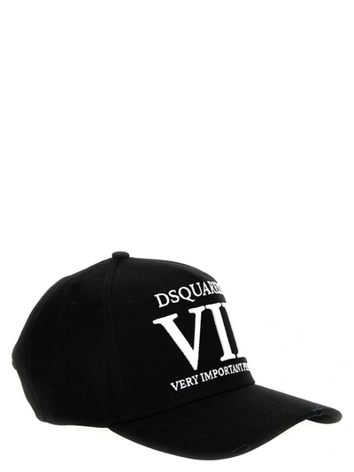 Shop Dsquared2 'vip' Cap In White/black