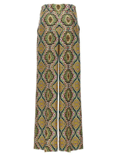Shop Etro All Over Print Pants In Multicolor