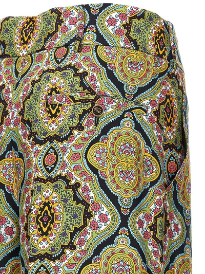 Shop Etro All Over Print Pants In Multicolor