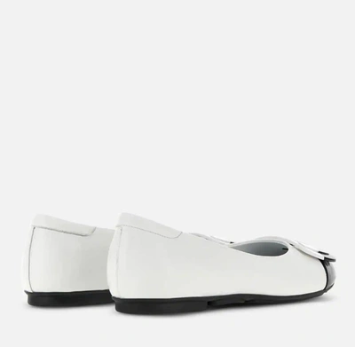 Hogan H661 Ballerina Placca Bicolor In White