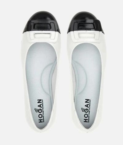 Hogan H661 Ballerina Placca Bicolor In White