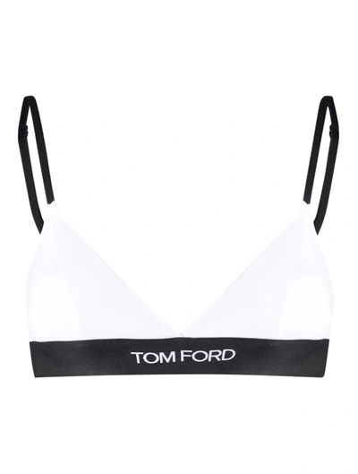Shop Tom Ford Bras Underwear In White