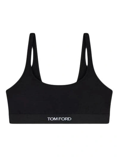 Shop Tom Ford Bras Underwear In Black