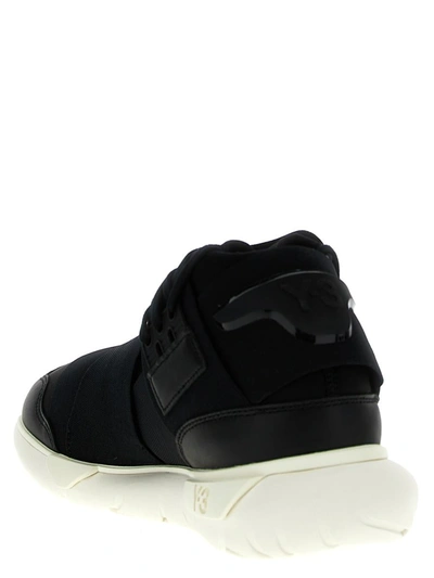 Shop Y-3 Adidas 'qasa' Sneakers In Black