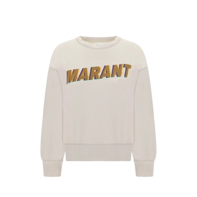 Shop Isabel Marant Étoile Mobyli Sweatshirt In Beige
