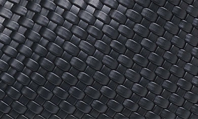 Shop Moda Luxe Woven Unlined Tote Bag And Pouch In Black