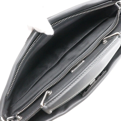 Shop Fendi Peekaboo Black Leather Shoulder Bag ()