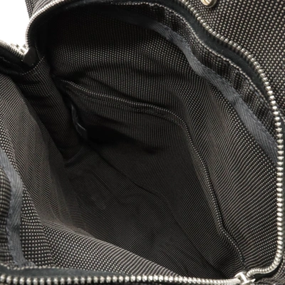 Shop Hermes Hermès Herline Grey Canvas Backpack Bag ()