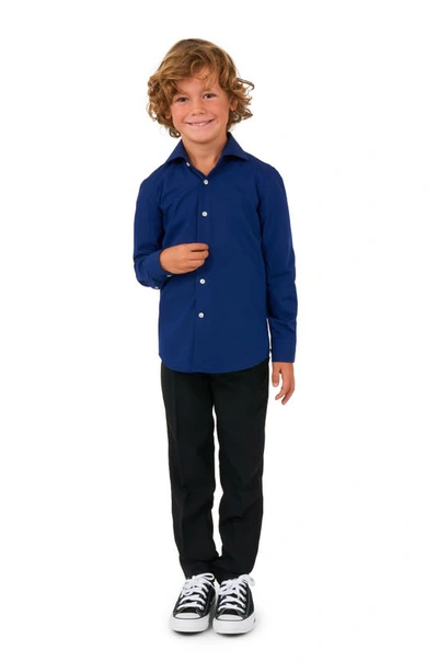 Opposuits Kids' Royale Button-up Shirt In Navy