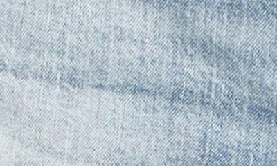 Daze The Knockout High Waist Cutoff Denim Shorts In Blue