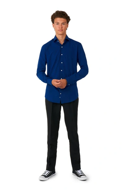 Opposuits Kids' Royale Button-up Shirt In Navy