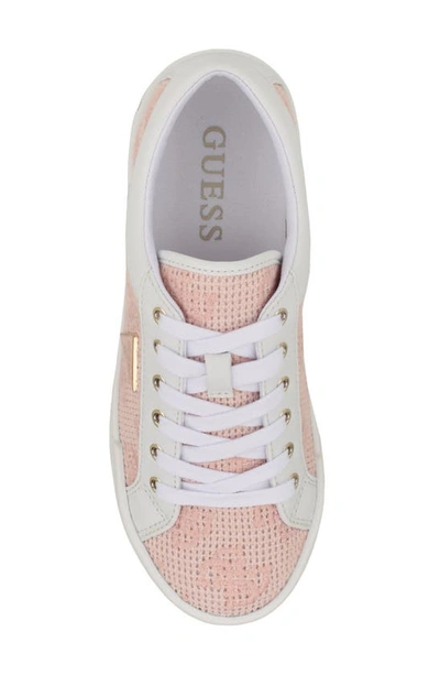 Shop Guess Tesie Platform Sneaker In Pink