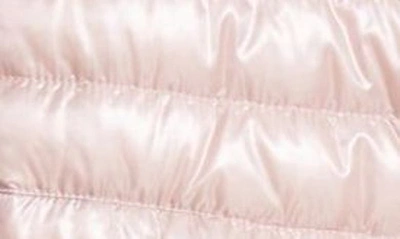 Herno Iconico Angela Classic Short Down Puffer Jacket In 4011 Pale Pink