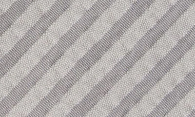 Thom Browne Cotton Seersucker Tie In Light Grey