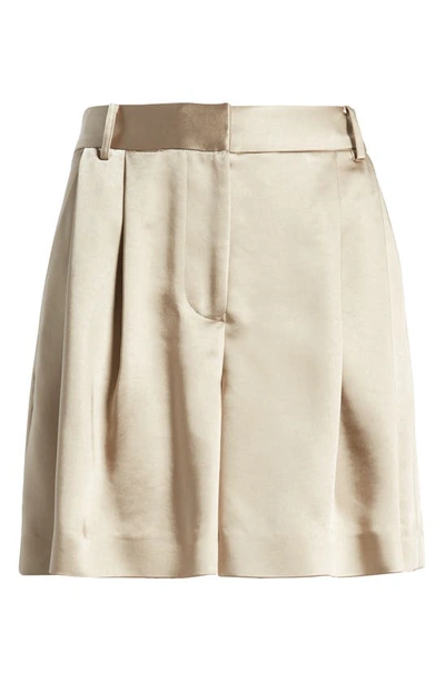 Kobi Halperin Jaynie Satin Shorts In Fawn