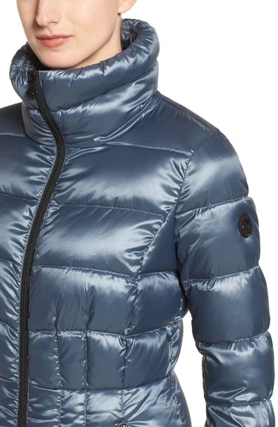Shop Bernardo Packable Coat With Down & Primaloft® Fill In Ice Cove/ Nightshade