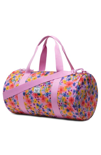 Shop Herschel Supply Co Kids' Classic Duffle Bag In Scribble Floral