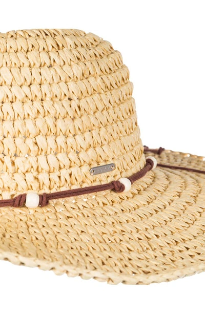 Shop Roxy Cherish Paper Straw Hat In Natural