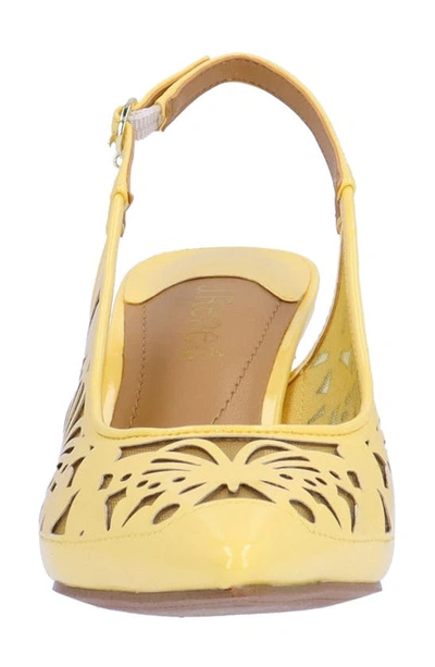 J. Reneé Vanani Slingback Pointed Cap Toe Pump In Soft