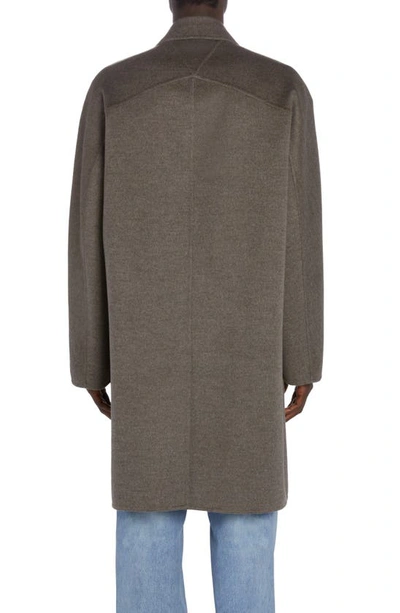 Bottega Veneta Men's Wool-cashmere Topcoat In Peppercorn Melange
