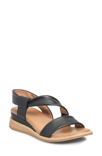 Shop Comfortiva Marcy Wedge Sandal In Black