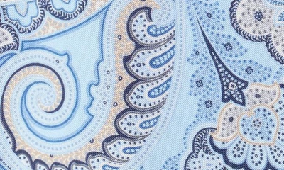Nordstrom Silk Pocket Square In Lt Blue