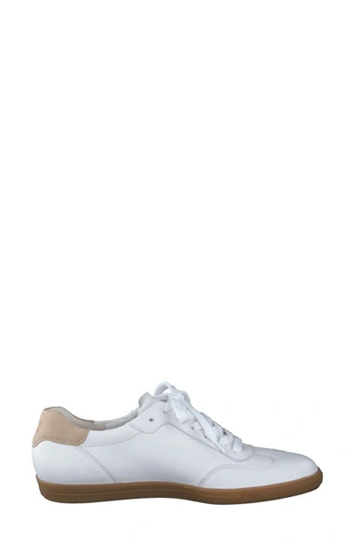 Shop Paul Green Tilly Sneaker In White Sabbia Combo