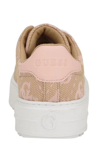Shop Guess Denesa Platform Sneaker In Light Pink