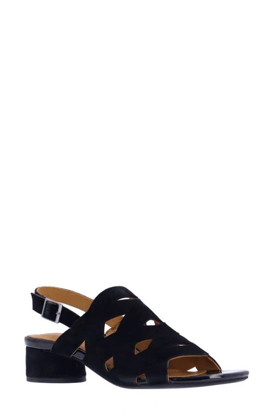 Shop L'amour Des Pieds Elloise Slingback Sandal In Black