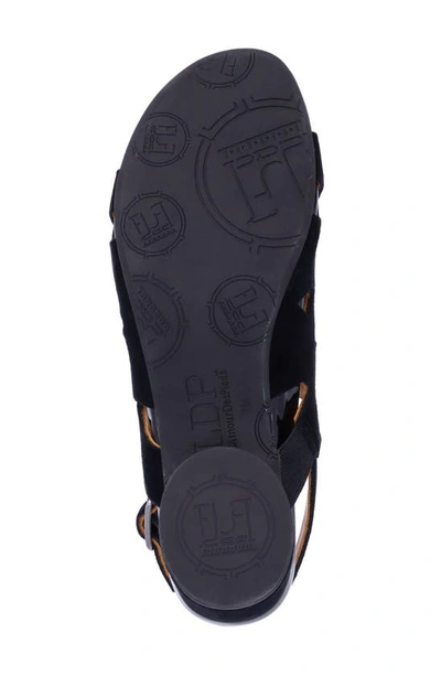 L'amour Des Pieds Elloise Slingback Sandal In Black