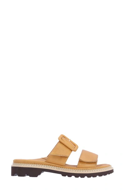 L'amour Des Pieds Dalbir Slide Sandal In Lioness