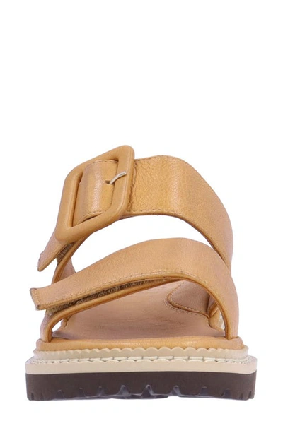 L'amour Des Pieds Dalbir Slide Sandal In Lioness