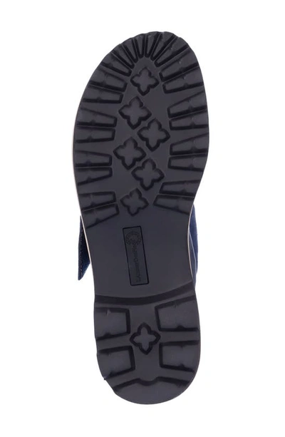 L'amour Des Pieds Dalbir Slide Sandal In Navy