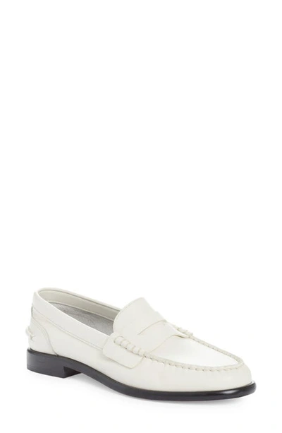 Shop Rag & Bone Carter Penny Loafer In Antique White