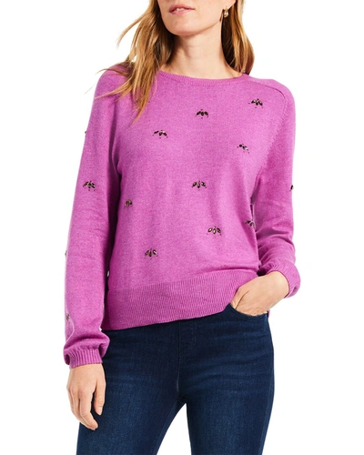 Shop Nic + Zoe Hidden Gems Sweater In Pink