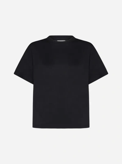 Shop Loulou Studio Telanto Cotton T-shirt In Black