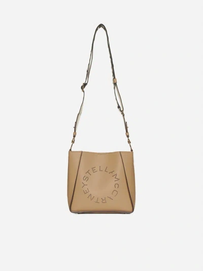 Shop Stella Mccartney Alter Nappa Mini Crossbody Bag In Sand
