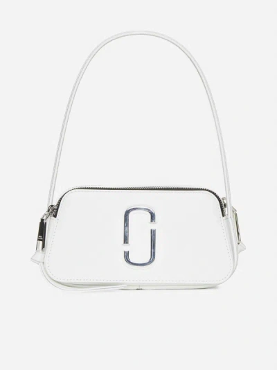 Shop Marc Jacobs The Slingshot Leather Bag In White