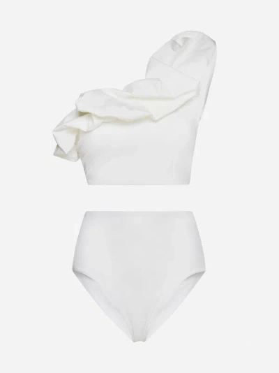 Shop Maygel Coronel Merly Bikini In Off White