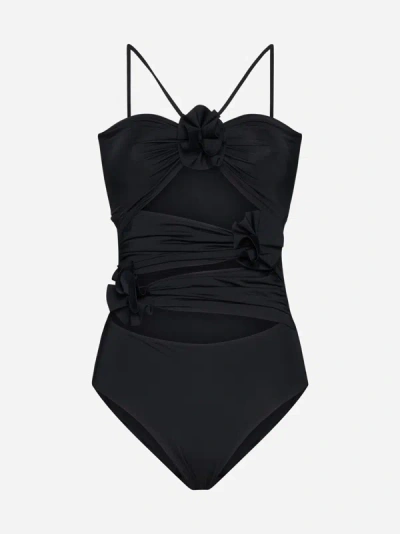 Shop Maygel Coronel Trinitaria One-piece Swimsuit In Black