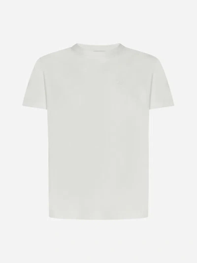 Shop Etro Logo Cotton T-shirt In White