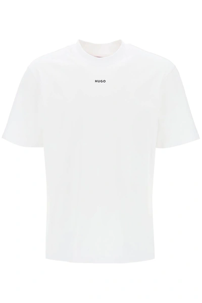 Shop Hugo Dapolino Crew Neck T Shirt In White