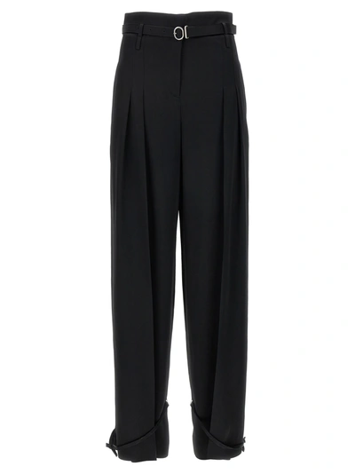 Shop Jil Sander Tailored Trousers Pants In Black